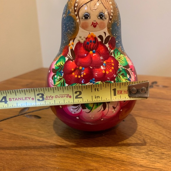 Decorative handpainted doll rattle - Picture 6 of 6